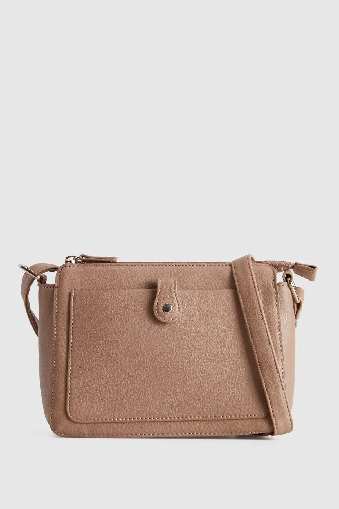 Tab Pocket Crossbody Bag