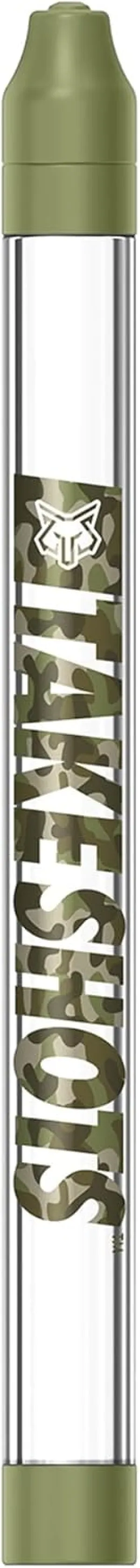 Take V2 - Shot Holder & Straw for Drinks & Chasers - Experience Shots On the Go - Fits All Standard Bottles, Glasses, & the Chase - 1oz (Camo)
