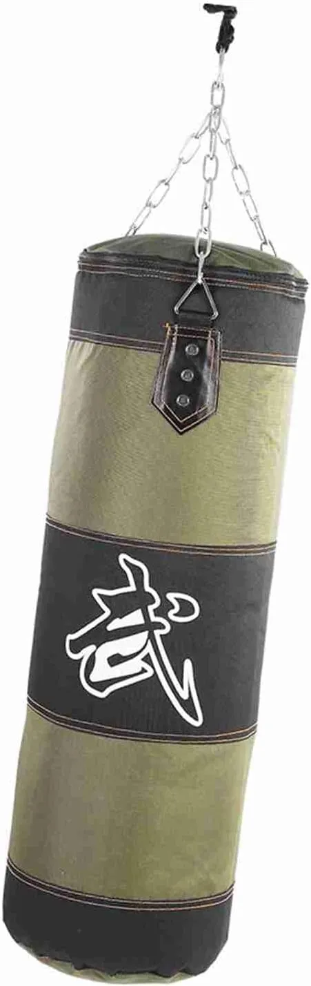 Tbest Empty Sandbag, Training Boxing Hook Kick Sandbag Heavy Hook Kick Sandbag Fight Karate Punching Bag Empty Hanging Sand Bag