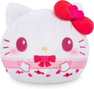 TeeTurtle Hello Kitty Reversible 6" Sanrio Plush - Pink and Red Hearts - Amazon Exclusive Kawaii Cute Soft Plush
