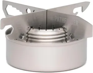 The Pathfinder School Alcohol Stove & Stove Stand Multi-Tool Bundle