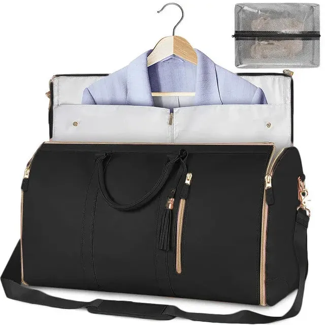 The Versatile Women's Travel  sleek duffel  to a  spacious garment bag.