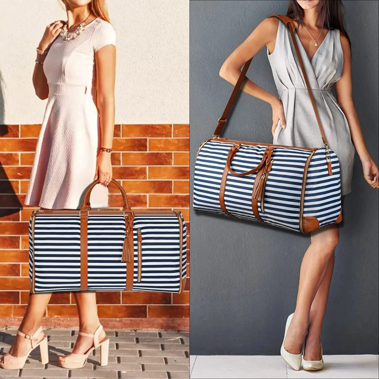 The Versatile Women's Travel  sleek duffel  to a  spacious garment bag.