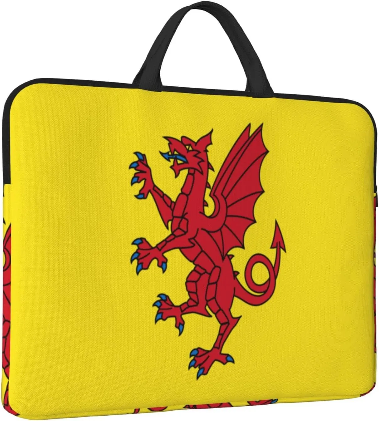 Thuringia flag 14 Inch Laptop Case, Water-Resistant and Shockproof Computer Cases for Laptops，Suitable for Daily Travel