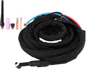 TIG Welding Torch WP‑18, Argon Arc Welding Labor‑Saving Assembly Water Cooling 0.2‑0.6Mpa Welding Gun Accessories for Welding All Kinds of Metals