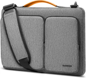 tomtoc Laptop Shoulder Bag for 14 Inch MacBook Pro M4/M3/M2/M1 Pro/Max 2024-2021, 13.5-14.4 Surface Laptop 6/5/Studio 2, Surface Book 3, 360 Protective Case Fit Asus VivoBook