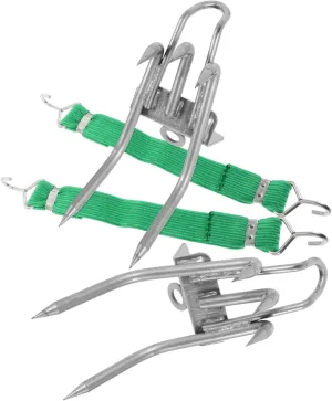 TOYANDONA 1Set Metal Climbing Spikes Tree Climbing Tools for Garden Use Sharp Wear Resistant Claw Design for Fruit Logging and Outdoor Activities