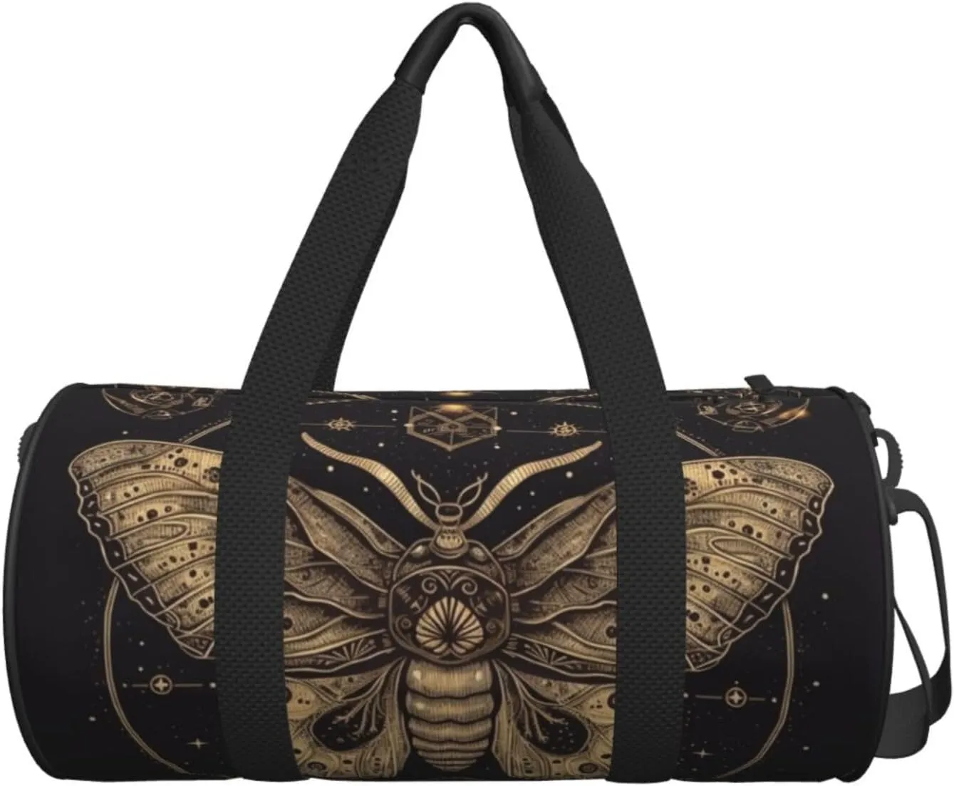 Travel Bag For Women,Moth Print Personal Item Duffle Bags,Weekend Travel Duffel Tote Bag,Travel Sport Gym Bag For Men,Airplane Travel Essentials For Flying