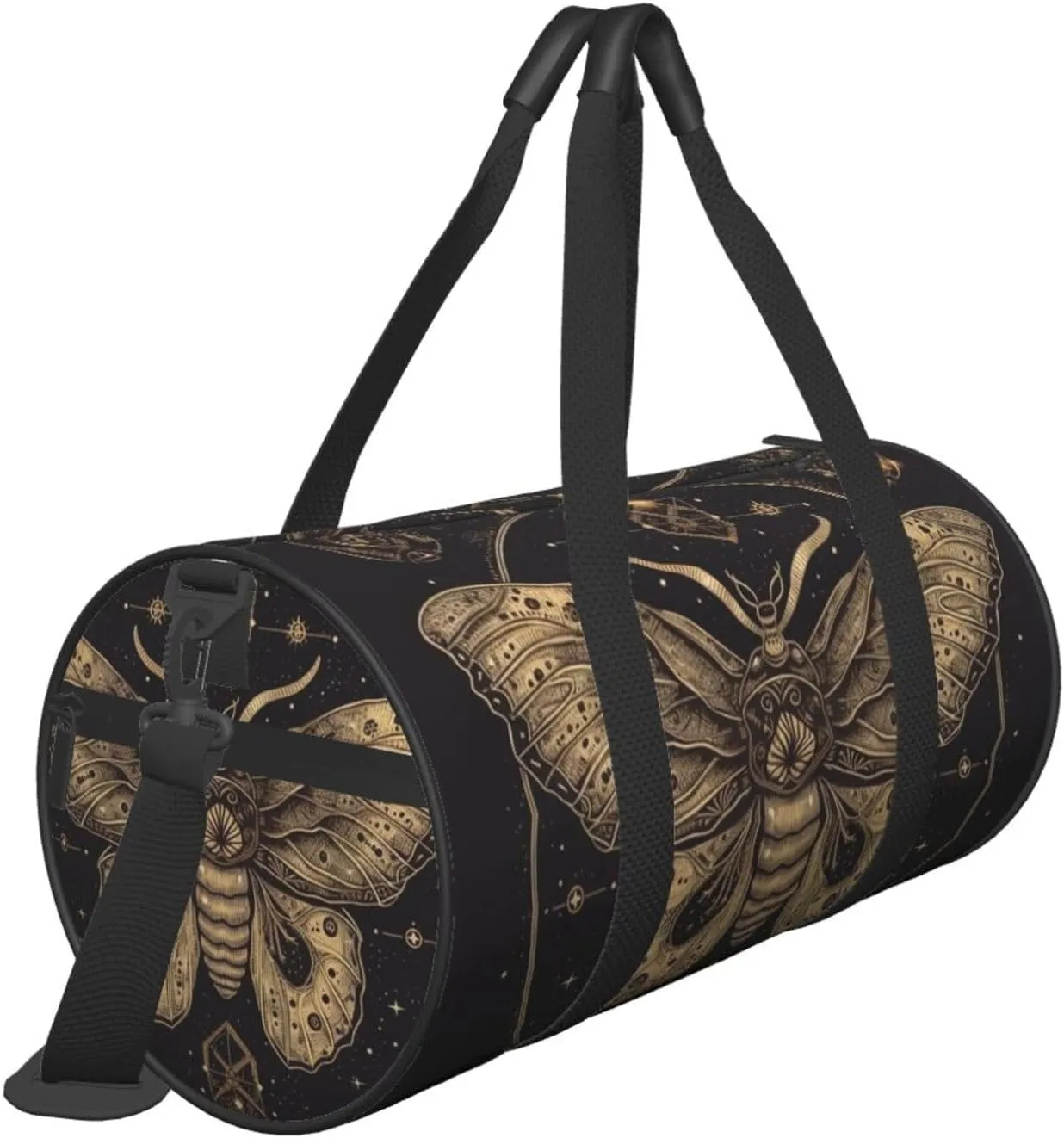 Travel Bag For Women,Moth Print Personal Item Duffle Bags,Weekend Travel Duffel Tote Bag,Travel Sport Gym Bag For Men,Airplane Travel Essentials For Flying