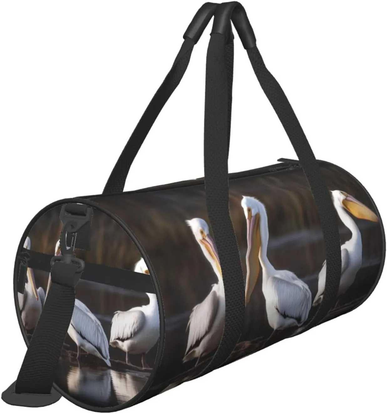 Travel Bag For Women,Three Pelicans Print Personal Item Duffle Bags,Weekend Travel Duffel Tote Bag,Travel Sport Gym Bag For Men,Airplane Travel Essentials For Flying