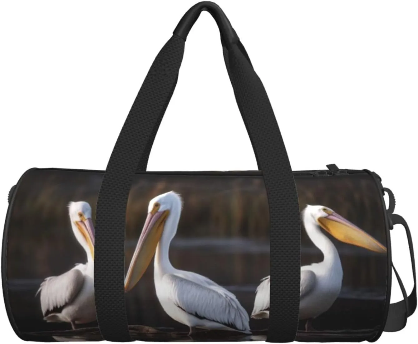 Travel Bag For Women,Three Pelicans Print Personal Item Duffle Bags,Weekend Travel Duffel Tote Bag,Travel Sport Gym Bag For Men,Airplane Travel Essentials For Flying