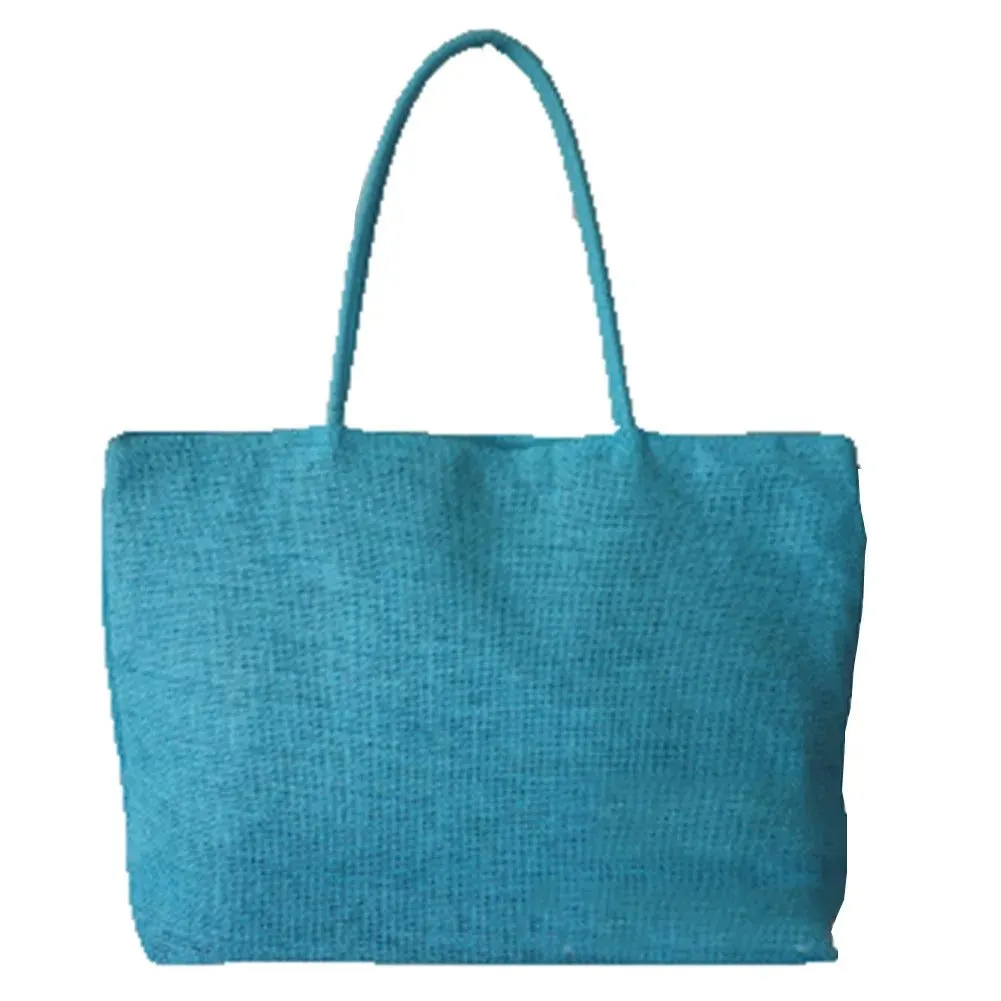 Trendy Large Straw Beach Bag for Women
