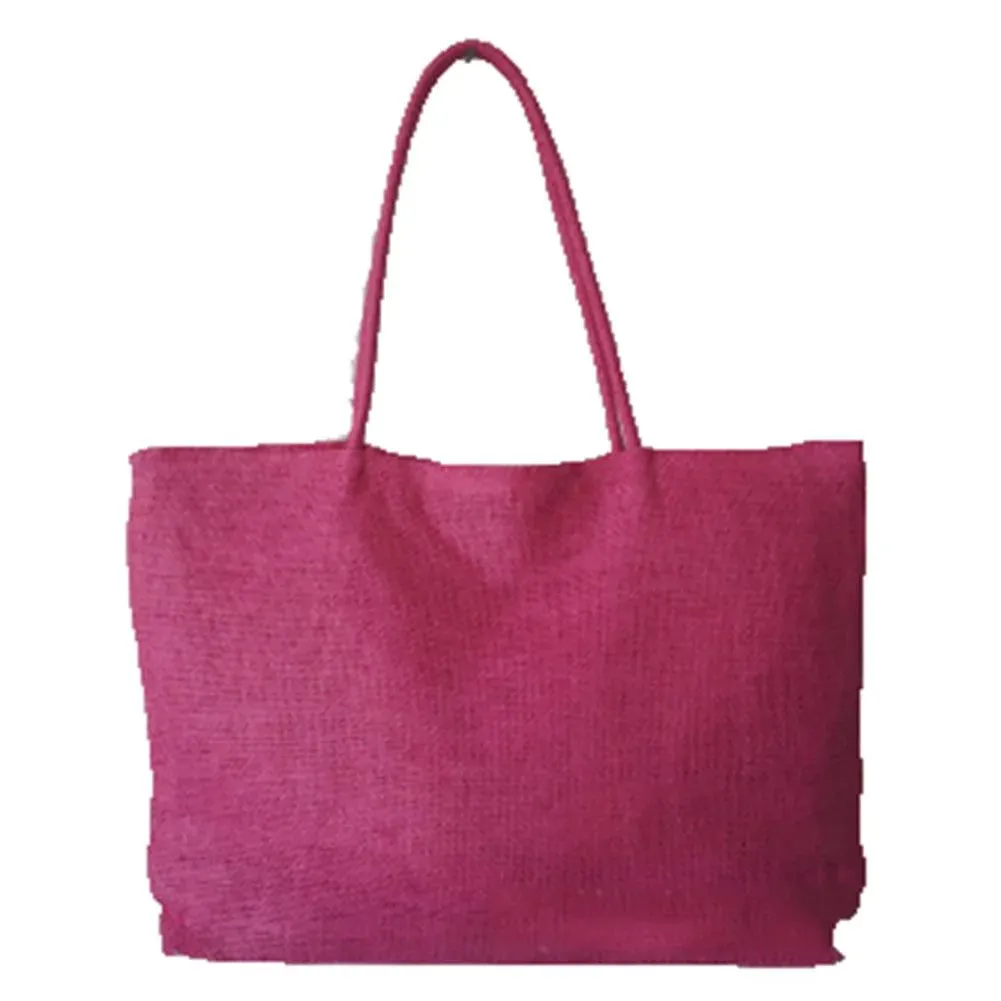 Trendy Large Straw Beach Bag for Women