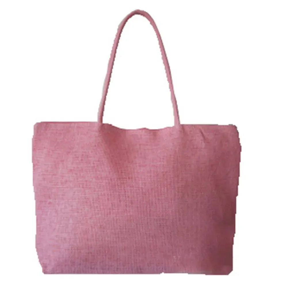 Trendy Large Straw Beach Bag for Women