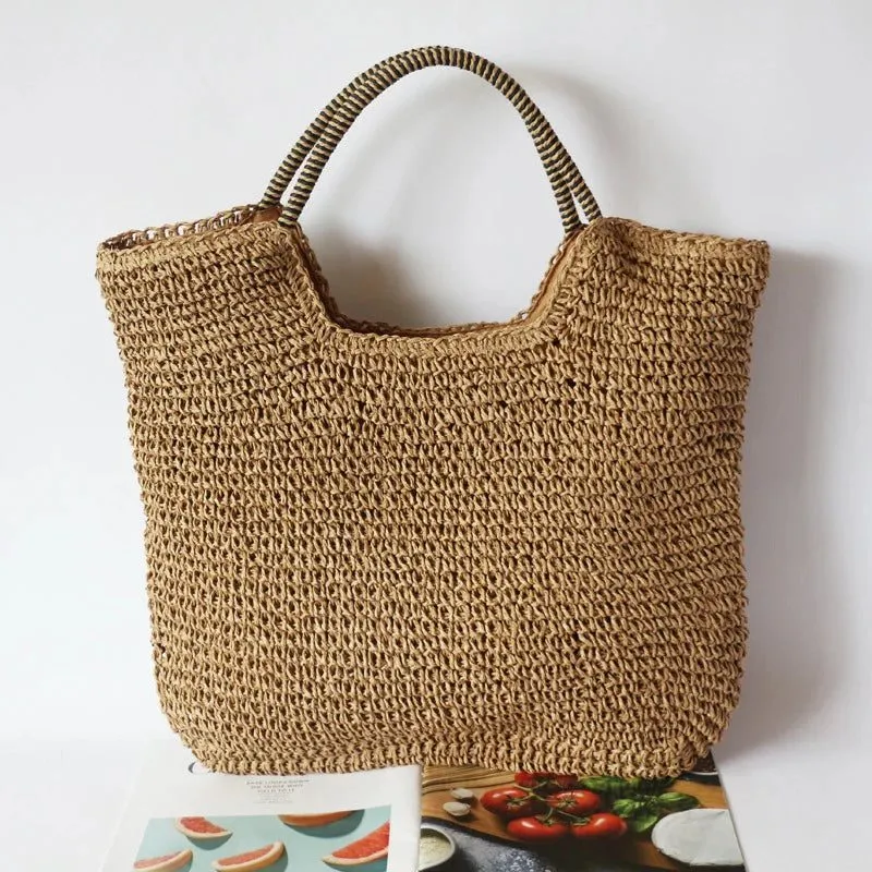 Trendy Woven Straw Beach Bags for Women