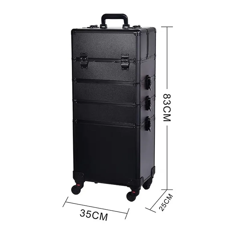 Trolley Cosmetic Bag on Wheel for Women