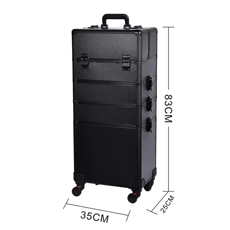 Trolley Cosmetic Bag on Wheel for Women