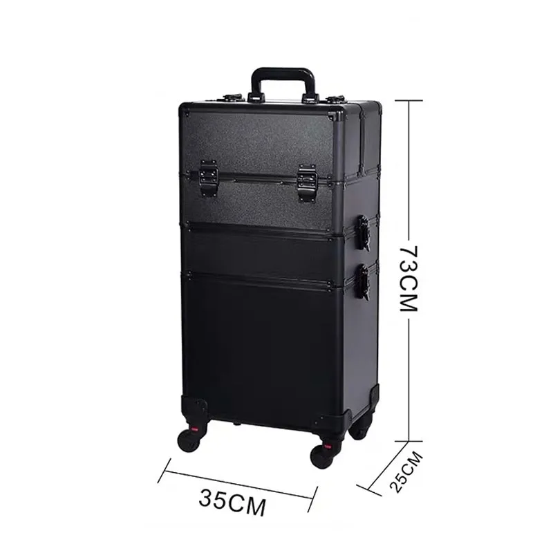 Trolley Cosmetic Bag on Wheel for Women