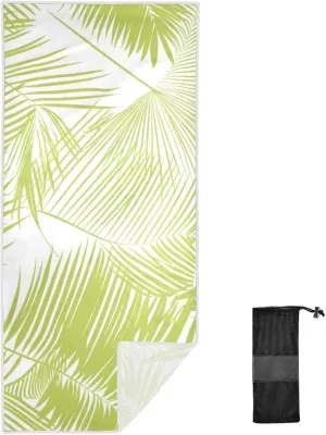 Tropical Leaves Green Towels Beach Theme 31" x 70" Soft & Absorbent Beach Towels Oversized Sand Repellent Anti Essentials Accessories