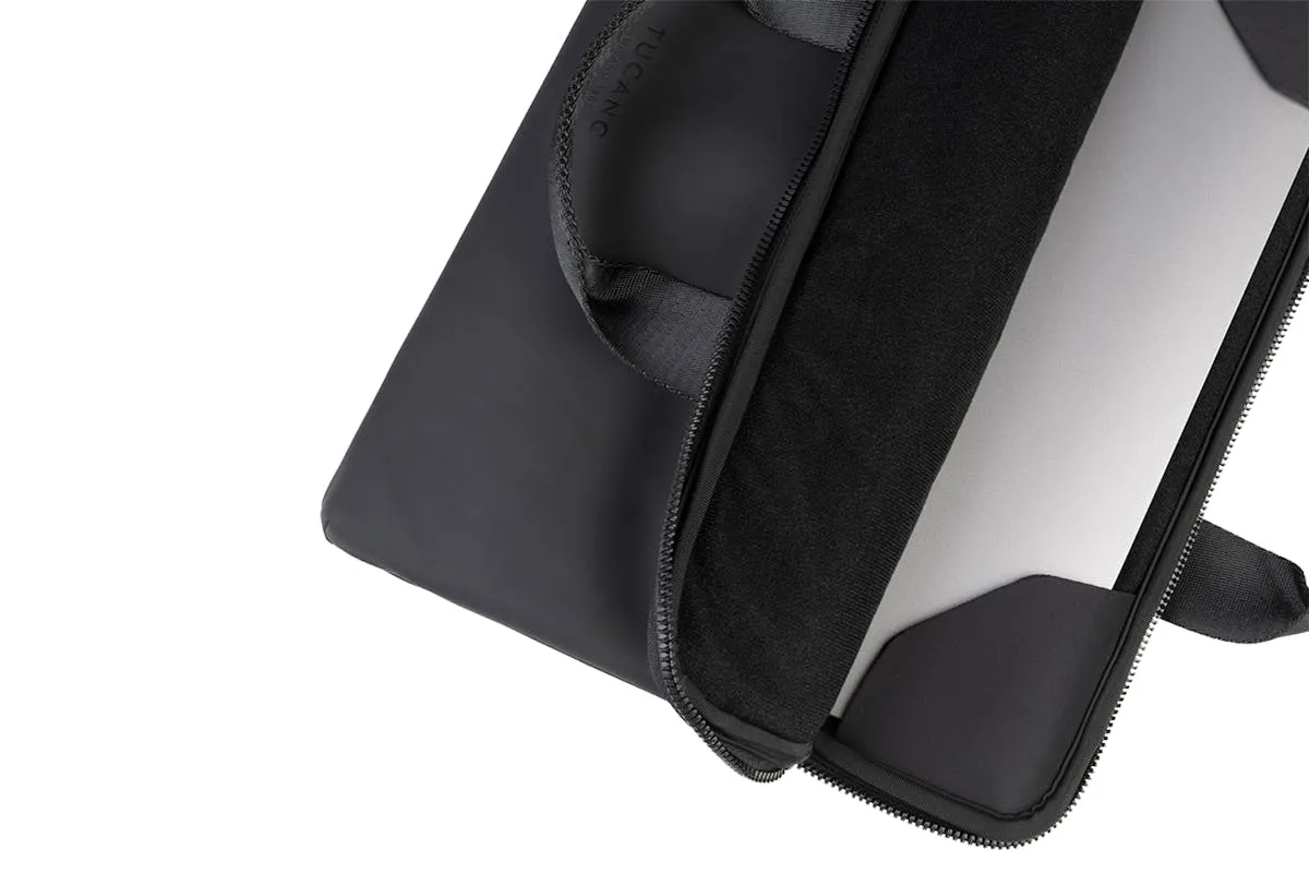 Tucano Gommo MacBook Air 15" and Laptop 14" Super Slim Laptop Bag | Black