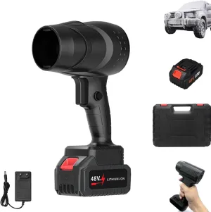 Turbo Jet Blower, Compressed Air Duster, Jetpro Maxx Portable Jet Blower, Portable Handheld Mini Violent Dust Blower, Cordless Turbo Air Duster for Car Drying