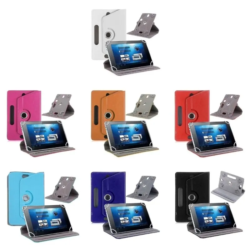 Universal 7 8 9 10inch Tablet Protective Case Whirling Bracket Office Stand Cover For iPad Samsung Galaxy Huawei Tablet Holder