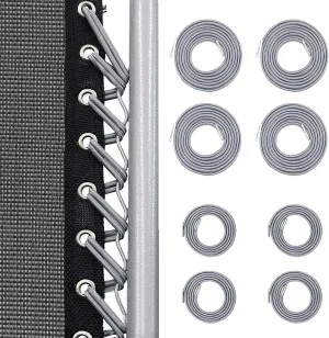 Universal Replacement Bungee Cords for Zero Gravity Chair Zero Gravity Recliner Repair Tool Lounge Recliner Repair Kit(Grey,8Cords)