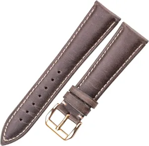 Universal Strap,18/20/22/24mm Oil Wax Genuine Leather Watchband Women Men Cowhide Pin Buckle Watch Strap Band Retro Bracelet Replacement