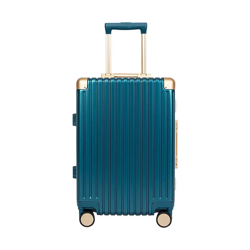 Universal Wheel Password Aluminum Frame Luggage (Multiple Colors)