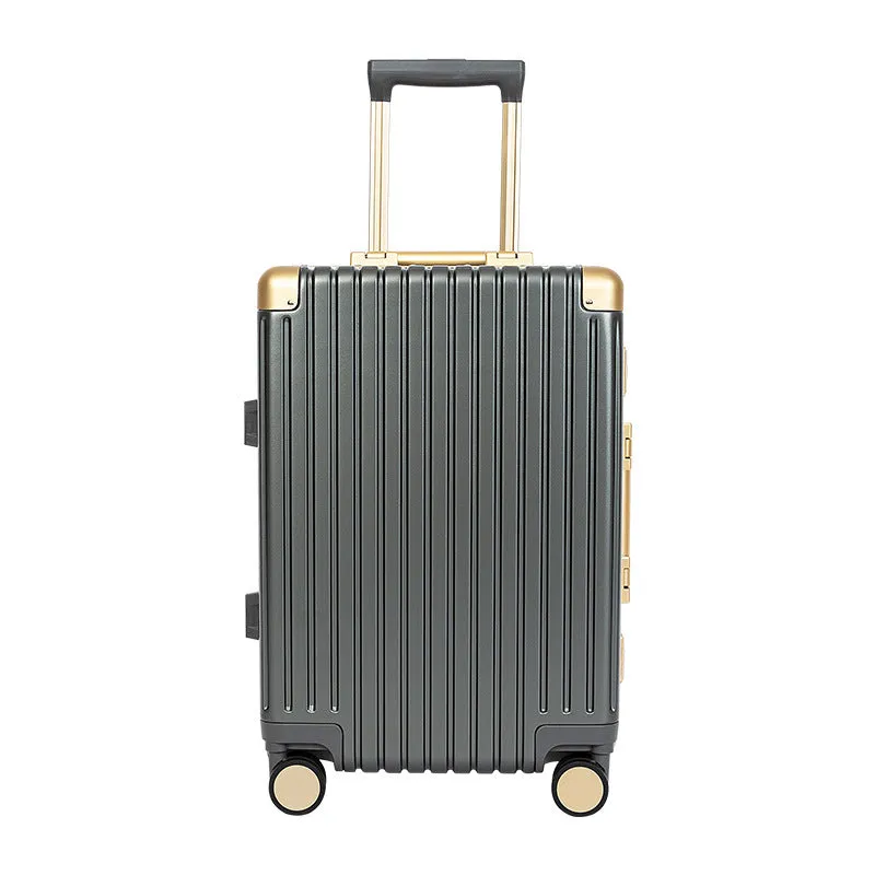 Universal Wheel Password Aluminum Frame Luggage (Multiple Colors)