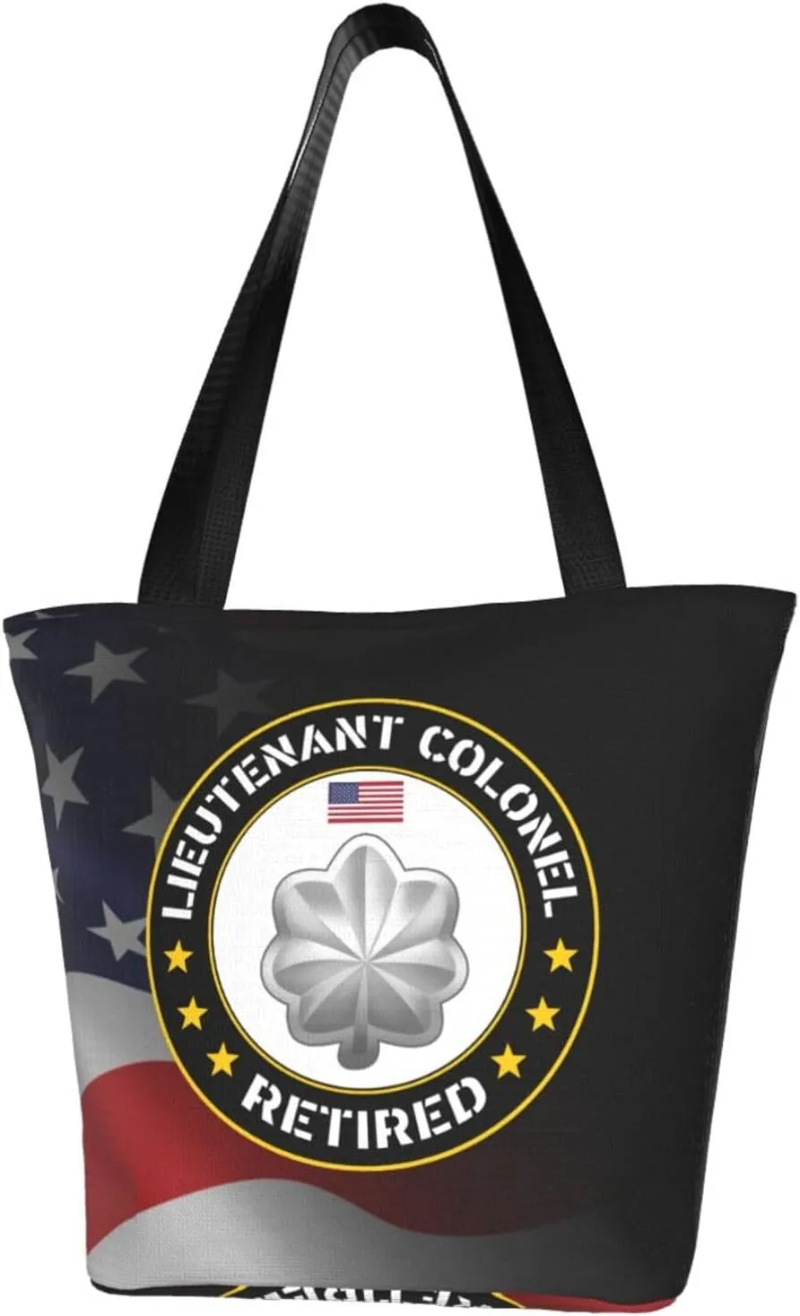 Us Army Lieutenant Colonel Retired Fashion Shoulder Bag Large Capacity For Man Or Woman