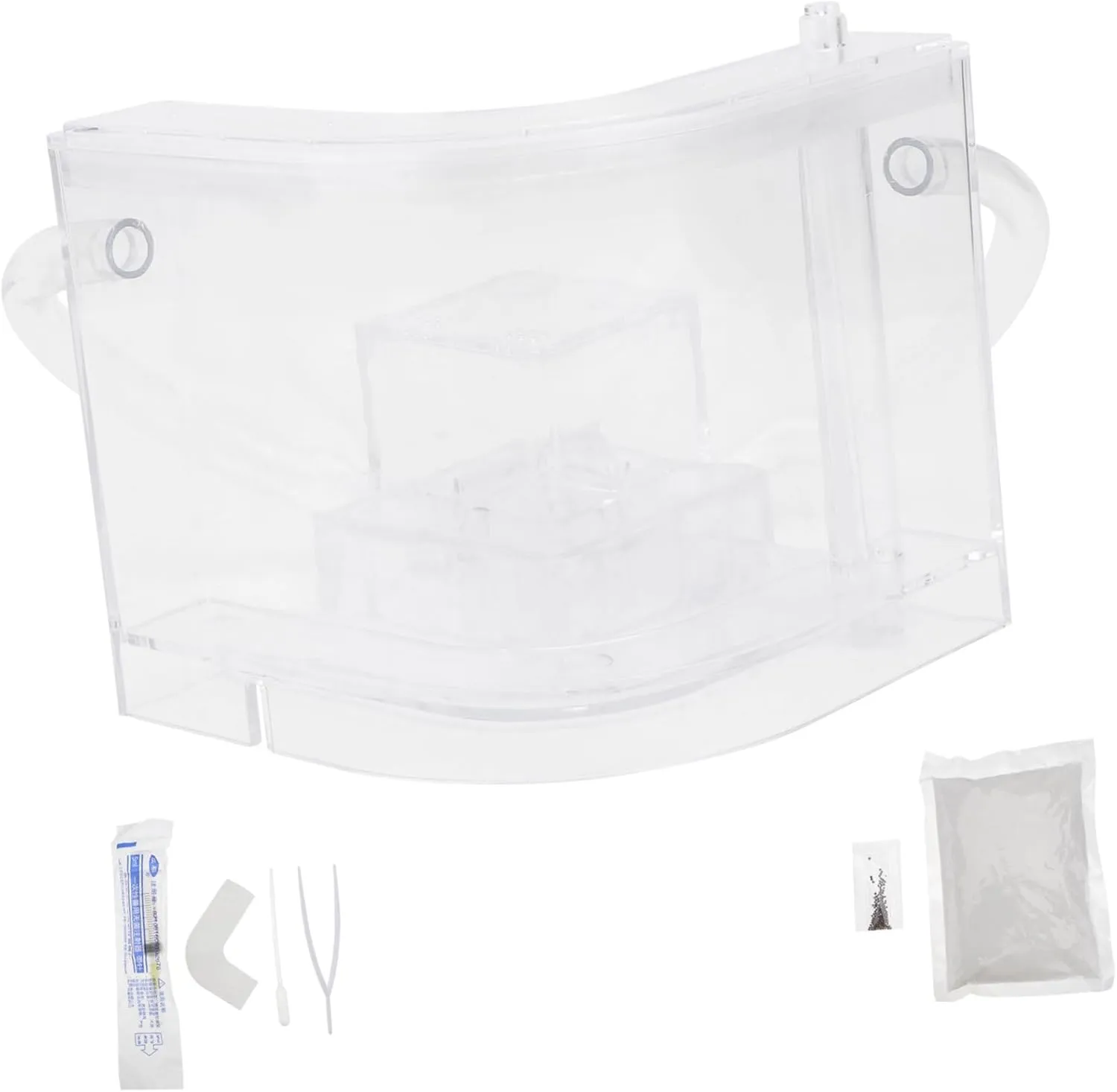 Vaguelly 1set Transparent Ant Nest Toy for Educational Science Exploration Portable Ant Feeding Box Fun Habitat for Boys and Girls Lightweight and Design