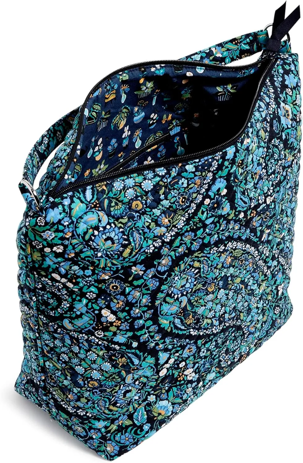 Vera Bradley Women's Cotton Oversized Hobo Shoulder Bag