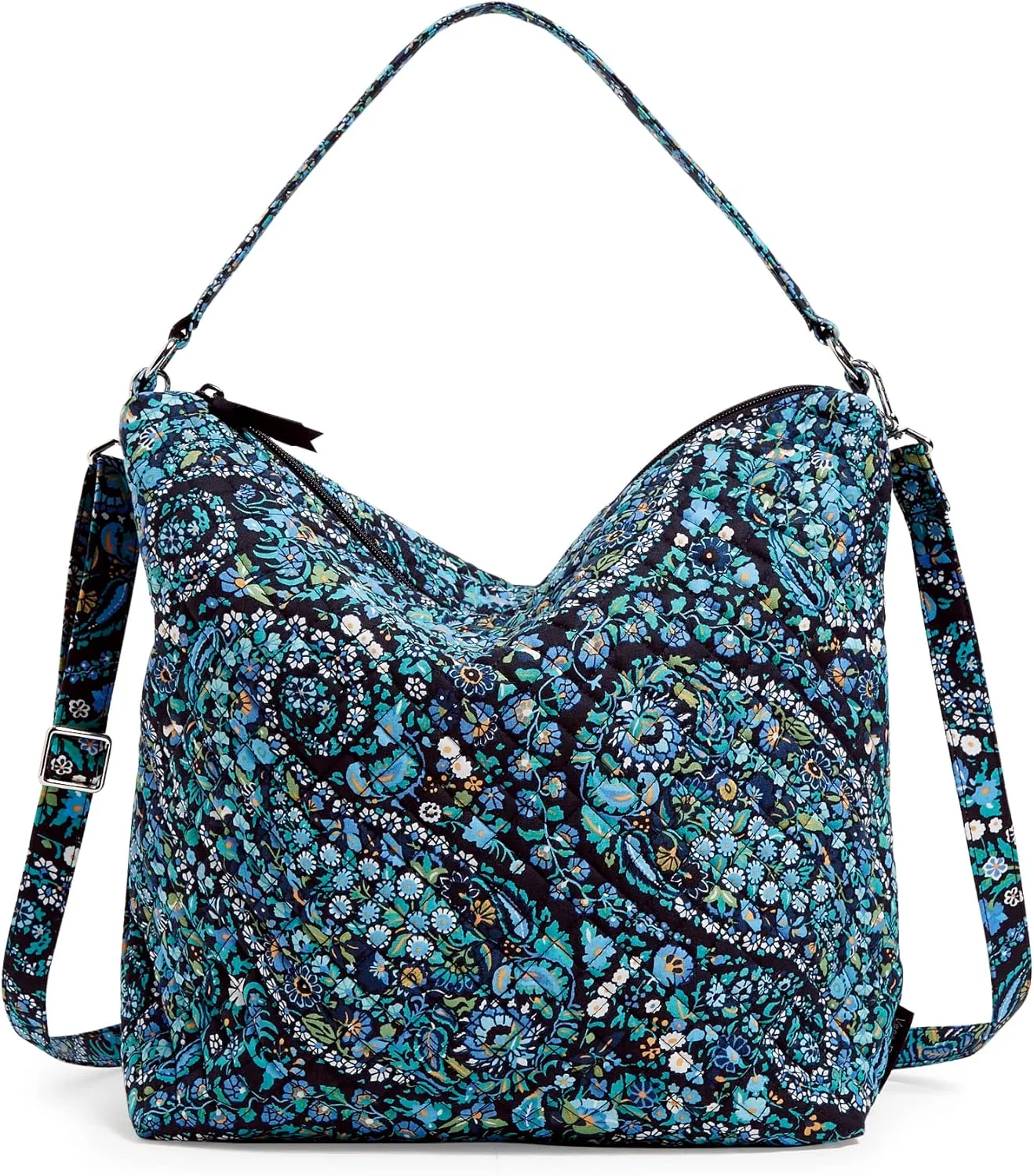 Vera Bradley Women's Cotton Oversized Hobo Shoulder Bag