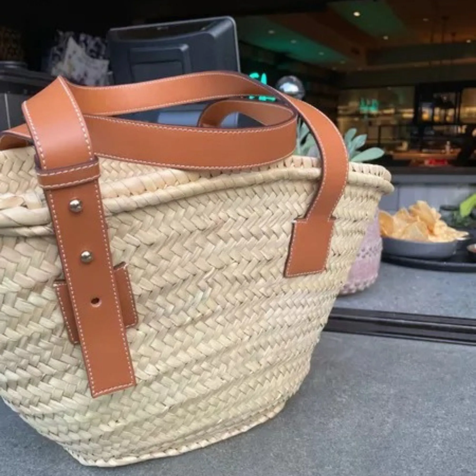 Versatile Handmade Woven Palm Leaves - Perfect for Beach, Market, and Summer Days
