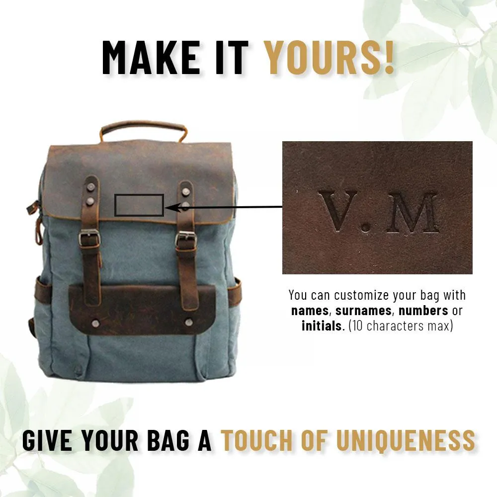 Vintage Canvas Backpack – Classic, Durable Bag with Timeless Style for All
