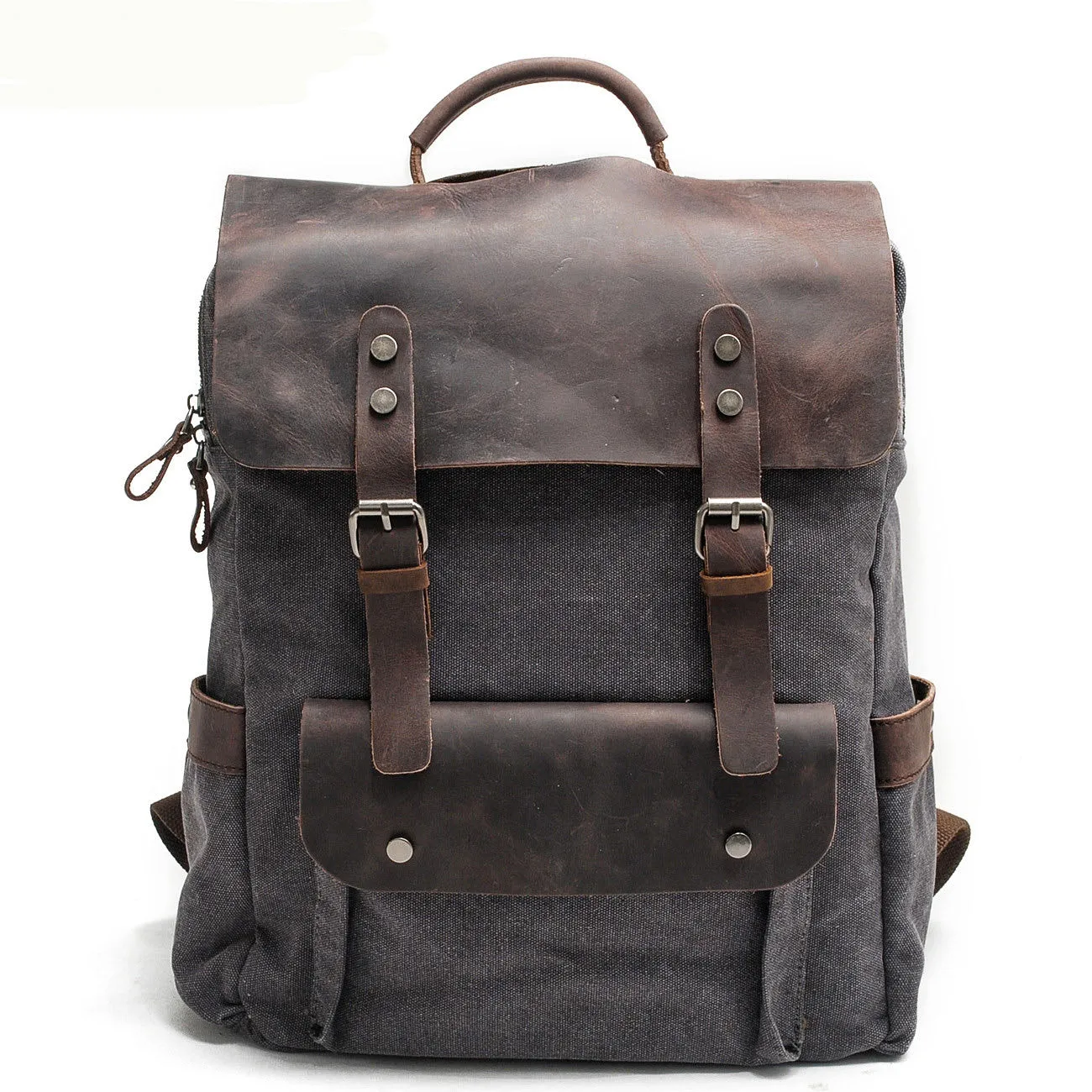 Vintage Canvas Backpack – Classic, Durable Bag with Timeless Style for All