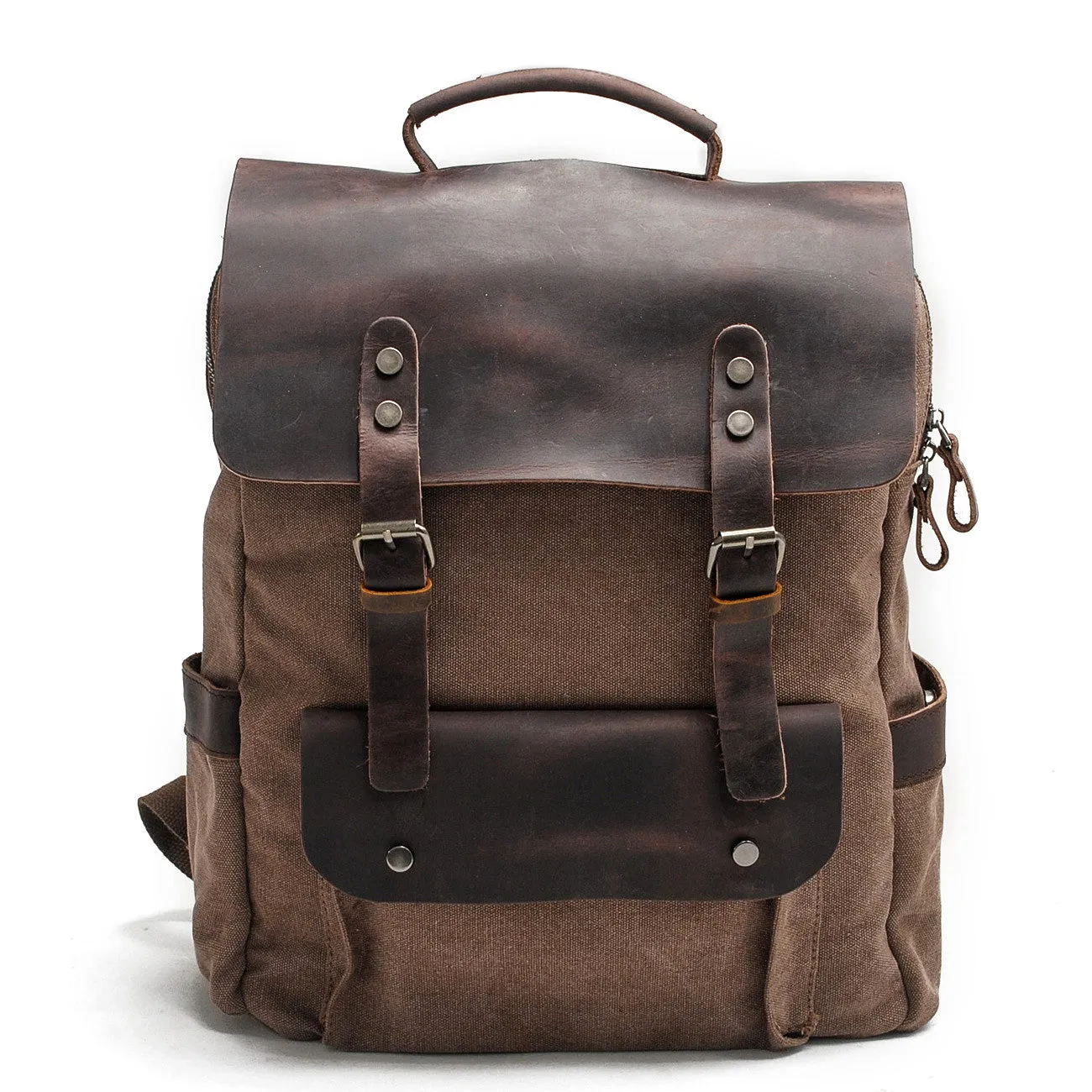 Vintage Canvas Backpack – Classic, Durable Bag with Timeless Style for All