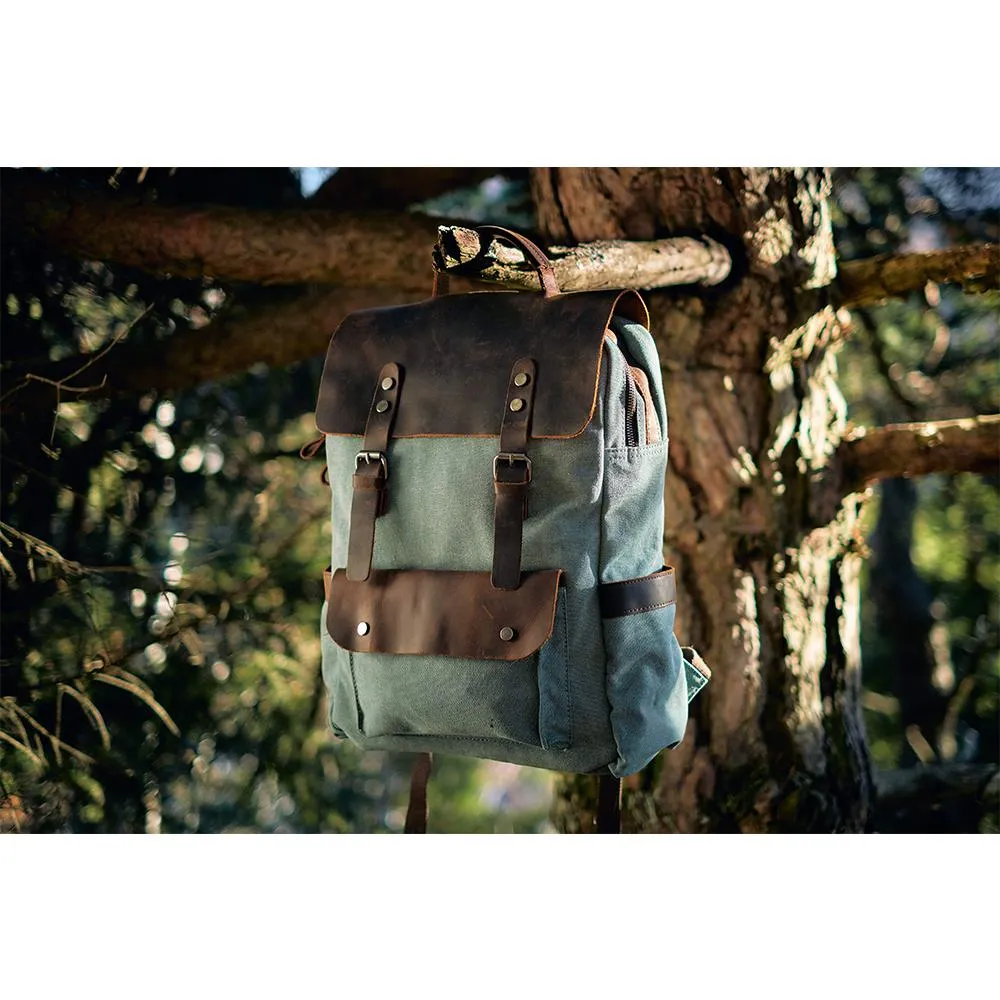 Vintage Canvas Backpack – Classic, Durable Bag with Timeless Style for All