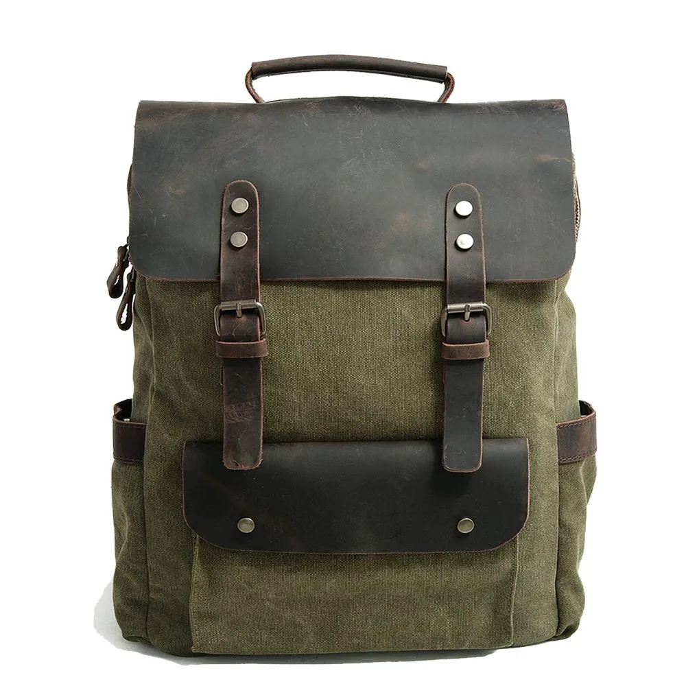 Vintage Canvas Backpack – Classic, Durable Bag with Timeless Style for All