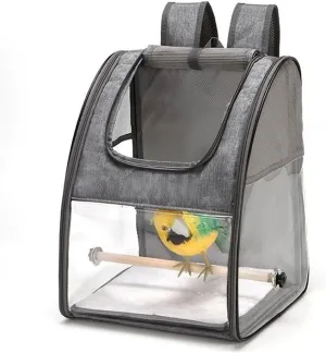 VIORED Decorative Birdcage Bird Parrot Travel Cage Foldable Portable Backpack Pet Parrot Cat and Dog Backpack Easy to Transport and Archive Outdoor Travel Supplies Open Design Birdcage