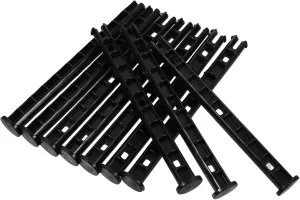 VOSAREA 10pcs Garbage Can Lock Fit for Trash Cans Tool Installation Wear Resistant Bin Lid Parts for Easy Maintenance and Cleaning