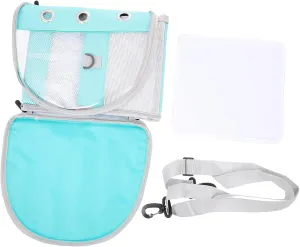 VOSAREA Pet Carrier Bag Small Animal Cage Straps Portable for Guinea Pig Hamster Hedgehog Outdoor Travel