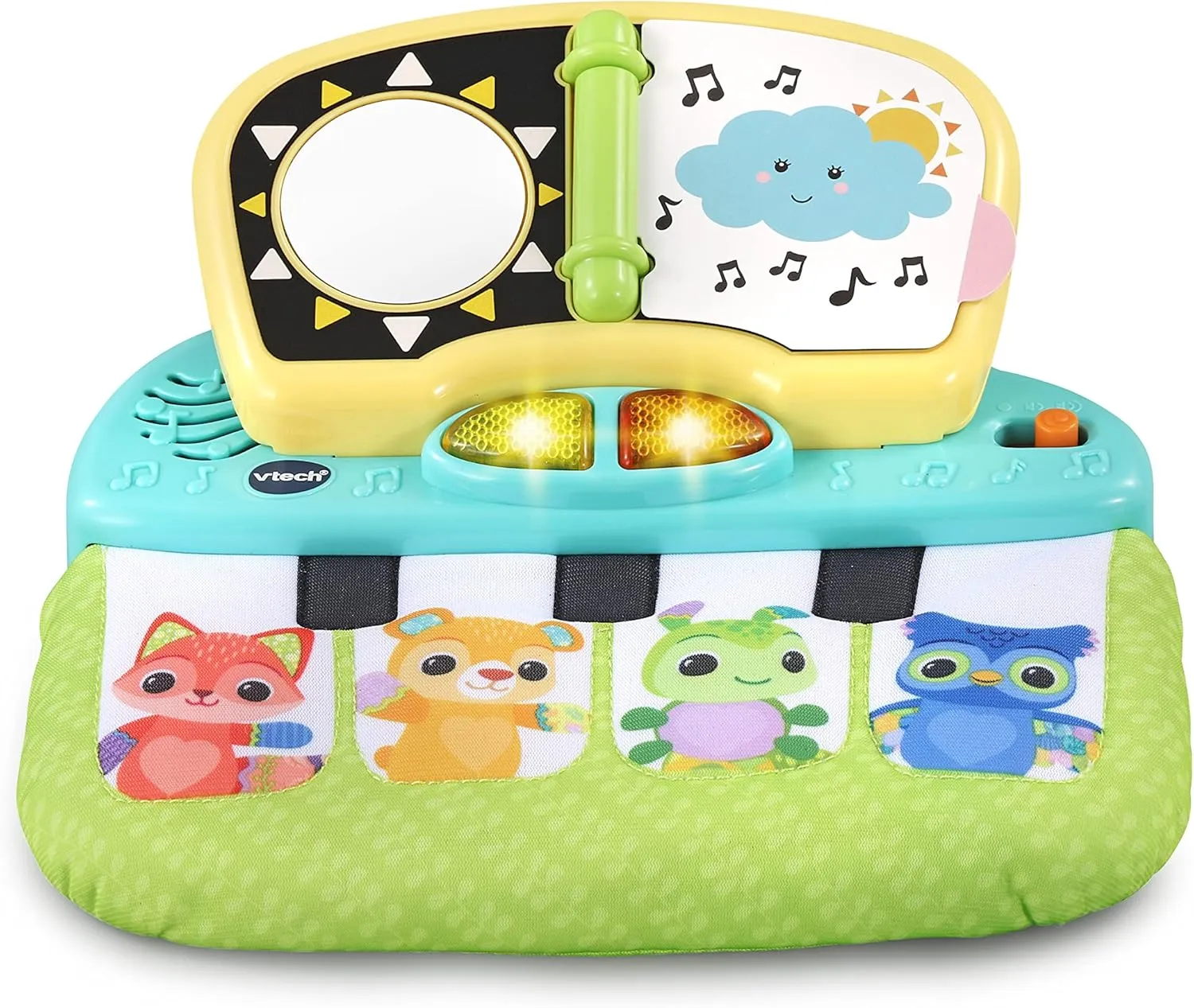 VTech Baby Plush Piano - Portable Cloth Piano with Great Music, Phrases and Luminous Effects - for 3-24 Months