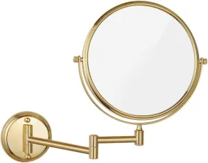 Wall Mounted Makeup Mirrors Magnifying Extend Sturdy Adjustable Cosmetic Mirror Bathroom Shaving Vanity Mirror (Color : 7X, Size : 6inch)
