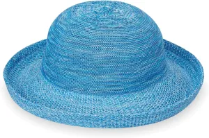 Wallaroo Hat Company Women’s Petite Victoria Sun Hat – Wide Brim, Packable, Adjustable, Breathable, Small Summer Beach Hat