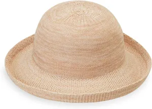 Wallaroo Hat Company Women’s Petite Victoria Sun Hat – Wide Brim, Packable, Adjustable, Breathable, Small Summer Beach Hat