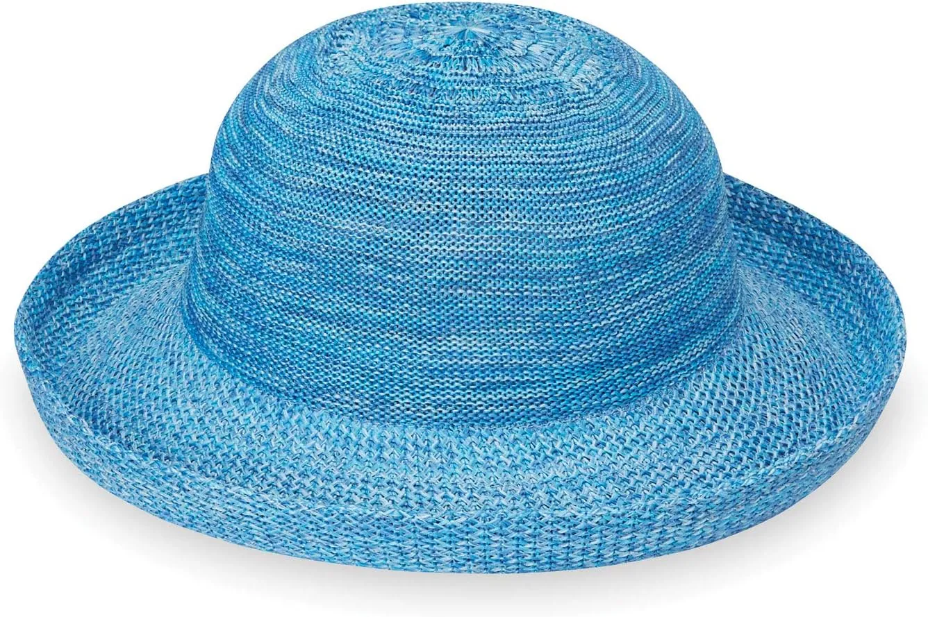 Wallaroo Hat Company Women’s Petite Victoria Sun Hat – Wide Brim, Packable, Adjustable, Breathable, Small Summer Beach Hat
