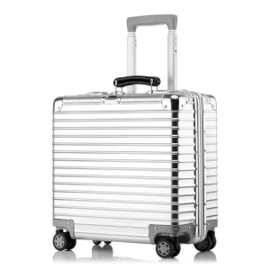 Waterproof aluminum frame rod password box 18 inch wear-resistant men's business travel universal