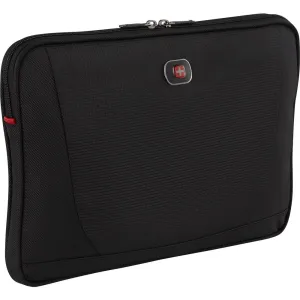 Wenger Carrying Case (Sleeve) for 16 Notebook - Black - Abrasion Resistant, Scratch Resistant Interior - 11 Height x 15.5 Width x 0.5 Depth